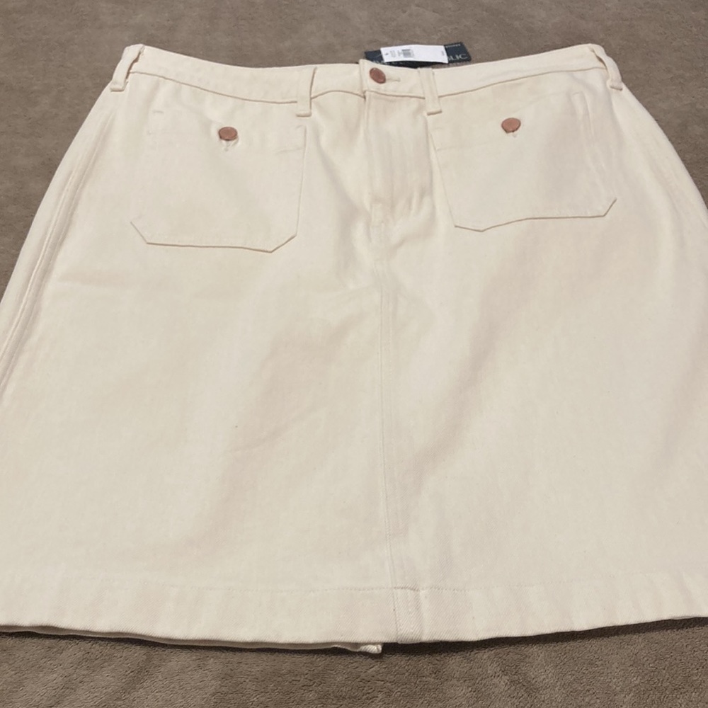 Banana Republic Women's Patch Pocket Denim Skirt Size 18 - Picture 4 of 8